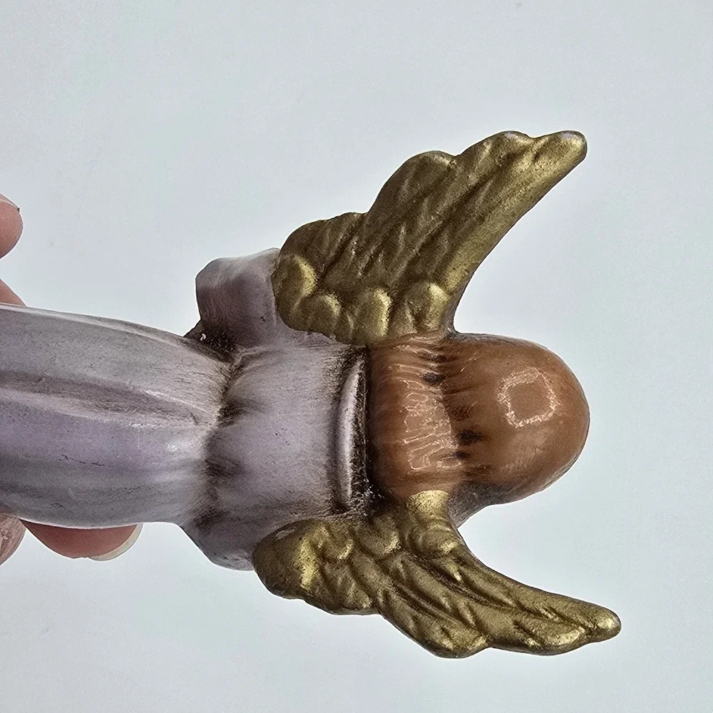 Vintage‎ Christmas Nativity Angel Figurine Germany Paper Mache Antique